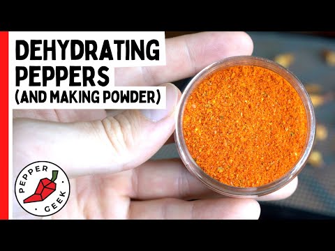 Dehydrating Peppers and Making Pepper Powder + Spicy Chips - Pepper Geek