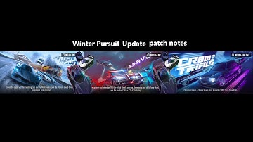 Winter Pursuit Update | patch notes | Need For Speed: No Limits