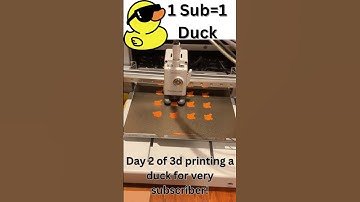 I 3d Printed Ducks For My Subscribers! Day 2