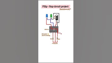 Flip flop circuit electronic project#sciencproject #electronic #diycircuit #circuit #ne555