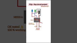 Proyek elektronik rangkaian flip-flop #proyek sains #elektronik #rangkaian diy #rangkaian #ne555