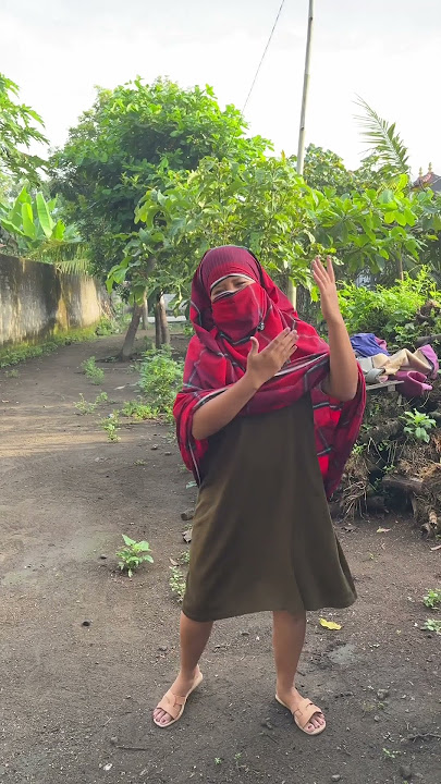 baju baru nabel buat lebaran