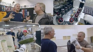 Powell Peralta Factory Tour with George Powell and John Ratzenberger