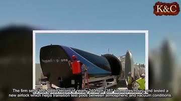 Virgin Hyperloop One sets a new speed record of 240mph