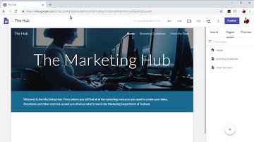 How to create a table of contents in Google Sites