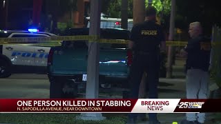 One person dead in West Palm Beach stabbing
