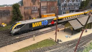 Amtrak And Via Rail On The Nvmr