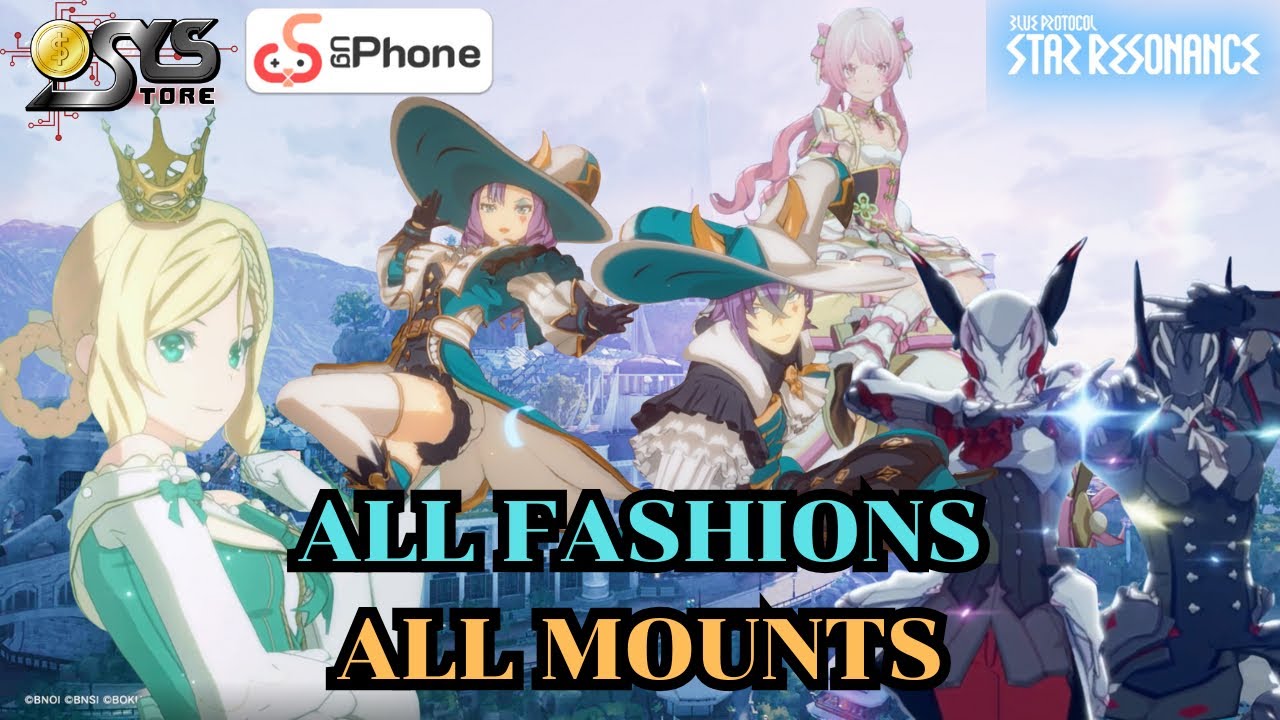 Blue Protocol: Star Resonance All Fashions All Mounts NA sv. รวมทุกแฟชั่นและสัตว์ขี่เซิร์ฟNA