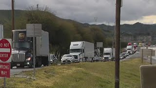 5 Freeway closed over Grapevine amid winter weather
