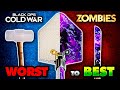 WORST to BEST Melee Weapons in Cold War Multiplayer & Zombies!