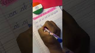 Connecting letters ‘a’ a-z #handwriting #cursivewriting #calligraphy #viral #art #fyp #cursive