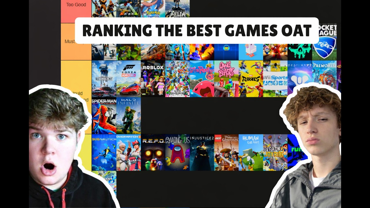 Ranking The Most MEMORABLE GAMES OF ALL TIME - YouTube