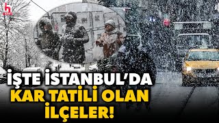 Son Daki̇ka İstanbulun 5 Ilçesinde Okullara 1 Gün Ara Verildi İşte Detaylar...
