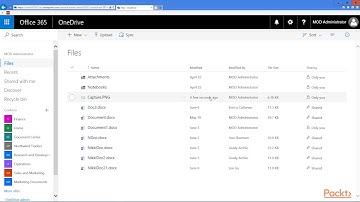 Practical Office 365 for End Users : OneDrive for Business | packtpub.com