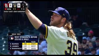 Corbin Burnes Breaks The Record For Most Strikeouts To Begin A Season