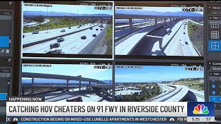 Catching Hov Cheaters On 91 Freeway In Riverside County