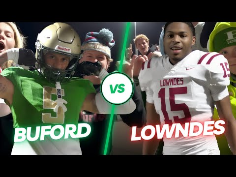 No. 2 Buford Faces No. 8 Lowndes in a Hard-Hitting Georgia 6A Playoff Showdown💪 | GHSA Football