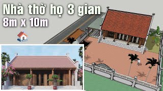 Clan Ancestral House 8 meters x 10 meters