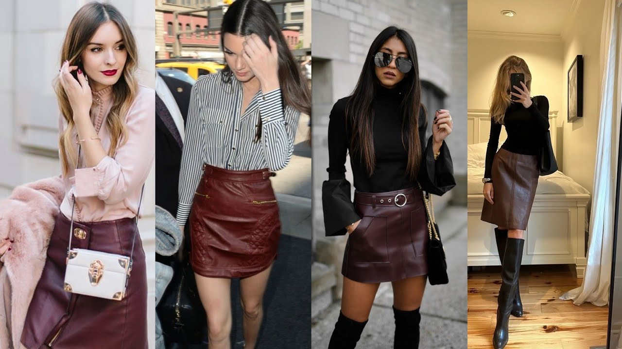 Модные кожаные мини-юбки 2025 года | Смелые, стильные и универсальные идеи нарядов для законодате...