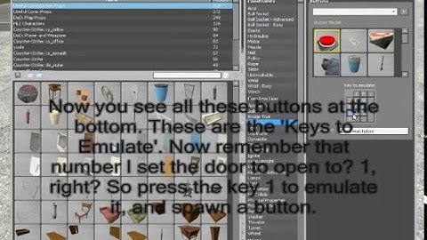 How to use buttons in Garrys Mod