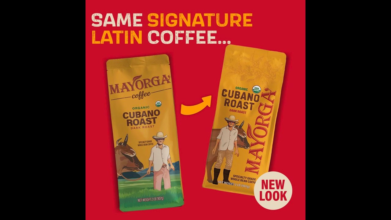 Mayorga Organic Coffee 2lb Cafe Cubano Roast - Dark Roast Whole Bean Specialty Grade Coffee,