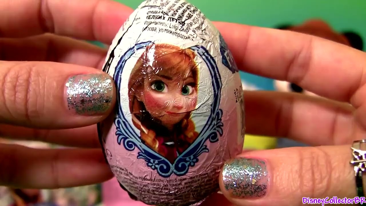 Frozen Surprise Eggs Playdoh Olaf Snowman Frozen Disney Princess Elsa Anna by Disneycollector