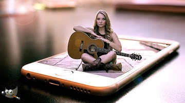 GIMP Tutorial | 3D Mobile Pop Out Effect | Photoshop Alternative | #96