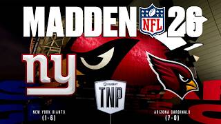 Madden 26 2038 Week 8 New York