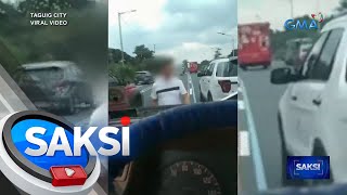 Video ng SUV driver na pilit kinukumpiska ang lisensya ng nakagitgitang truck driver, viral | Saksi