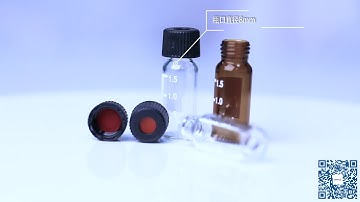 Autosampler 8-425 HPLC vials, caps, septa