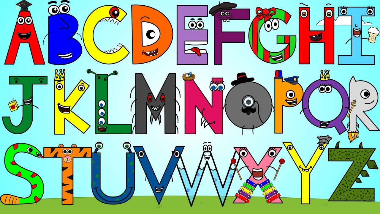 Alphabet Colors Song - YouTube