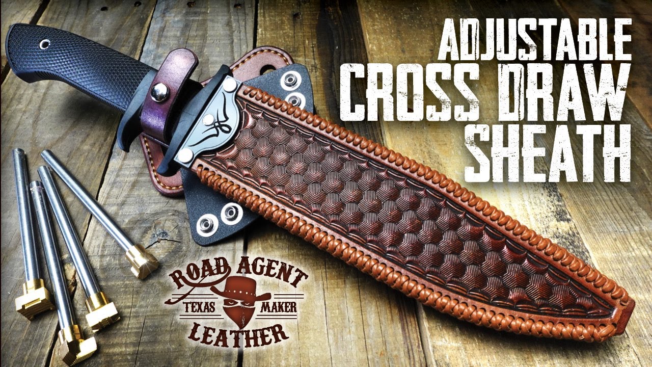 Crossdraw Knife Sheath - Custom Fit - Mr. Lentz Leather Goods