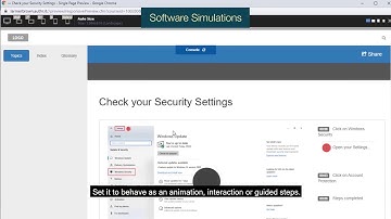Easily incorporate Software Simulations into your Learning Content using dominKnow | ONE