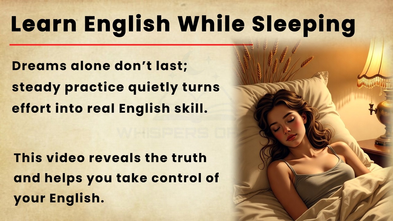 Learn English While Sleeping? | English Listening Practice | Graded Reader