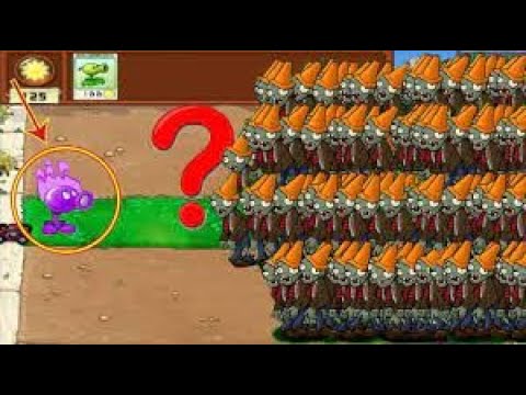 99 Gatling Pea Shroom vs 999 Gargantuar Plants vs Zombies - YouTube