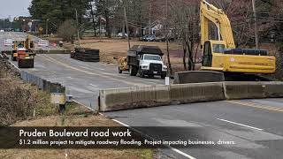 Pruden Boulevard roadwork