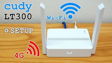 Cudy LT300 4G Router Wi-Fi • Unboxing, installation, configuration and test