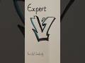 how to draw V letter #art #drawing #easydrawing #satisfying #shorts