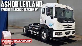 Ashok Leyland 5530 EV AN Electric Tractor Trailer video