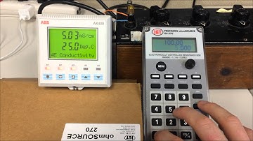 How to Electrically Check the AX430 Four Electrode Conductivity Analyzer