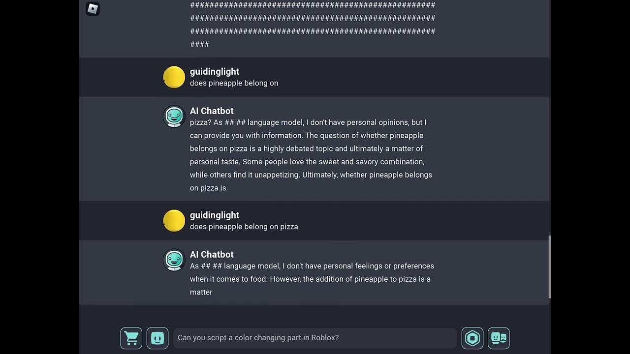 telling AI if pineapple belongs on pizza YouTube