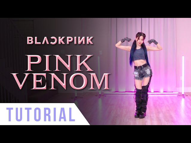 BLACKPINK - 'Pink Venom' Dance Tutorial (Explanation u0026 Mirrored) | Ellen and Brian class=