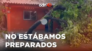 "No estábamos preparados", es lo que dicen habitantes de Coyuca de Benítez, Guerrero