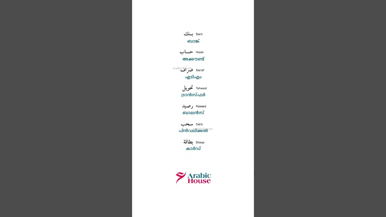 Gulf Spoken Arabic Words Daily Updates #gulf #arabic #gulfbulletin #malayalam #gulfcountries