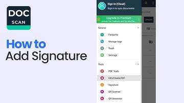 How to Add Signature on Doc Scanner
