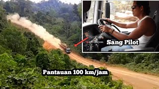 Jet darat kembali beraksi🔥Logging truck kalimantan