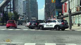 Toronto: Cops pit maneuver caught on video at downtown intersection 8-3-2022