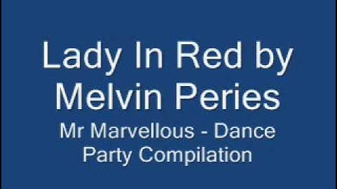 Lady In Red By Melvin peries