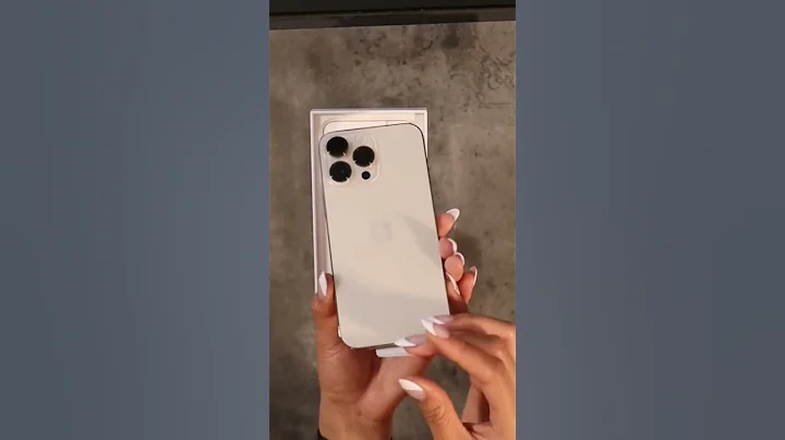 iPhone 14 pro max gold unboxing 📱 #shorts