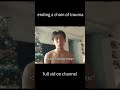 dont bring the trauma to your kids